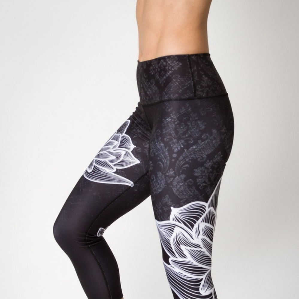 Inner Fire Capri Leggings - Lotus